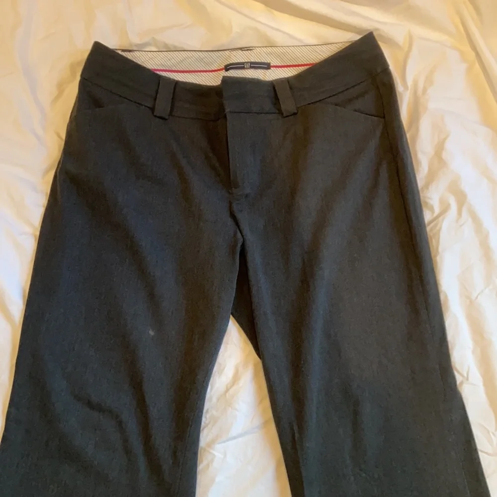Gap grey trouser slack pants size 10 good condition - Picture 2 of 5